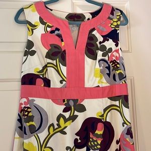 Floral sleeveless Boden cotton dress
